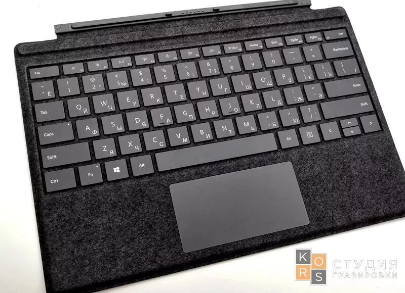 Гравировка клавиатуры Microsoft Surface